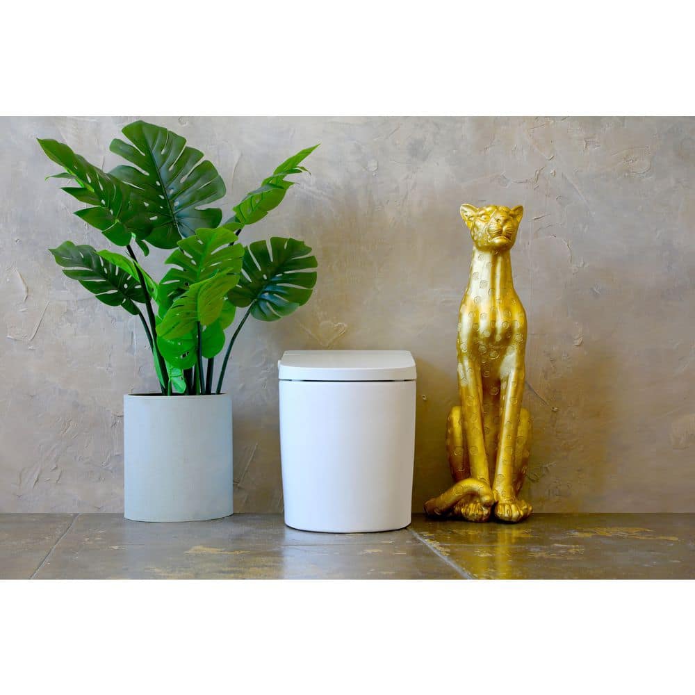 Alpha Bidet UXT Pearl 1.28 GPF Elongated Smart Toilet With Next Gen Bidet Tech, White - Image 7