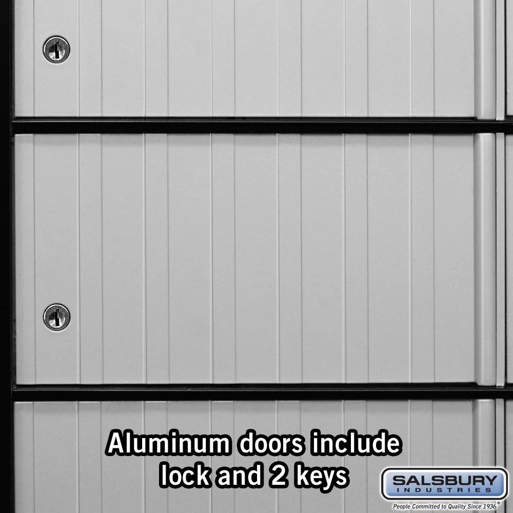Aluminum Mailbox with 10 Doors - Standard System - Image 3
