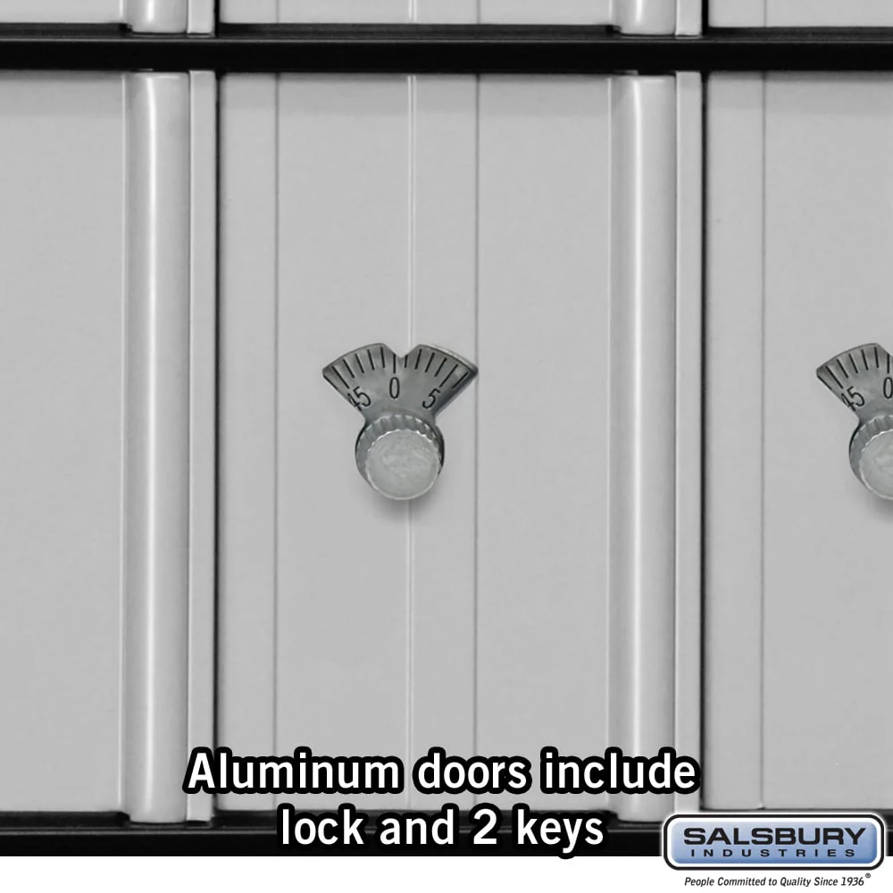 Aluminum Mailbox with 12 Doors and Combination Locks - Image 3