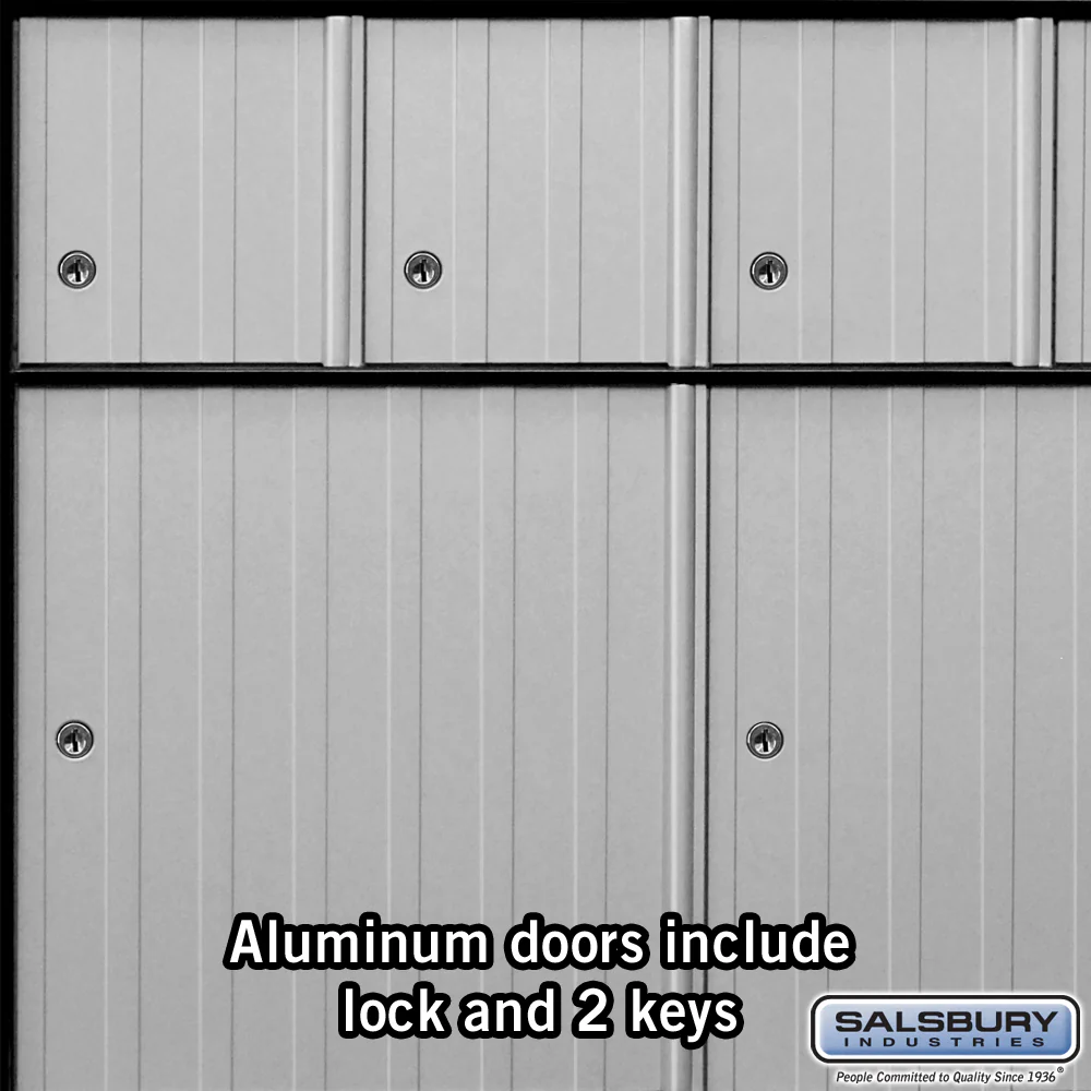 Aluminum Mailbox with 14 Doors - Rear Loading System - Image 3