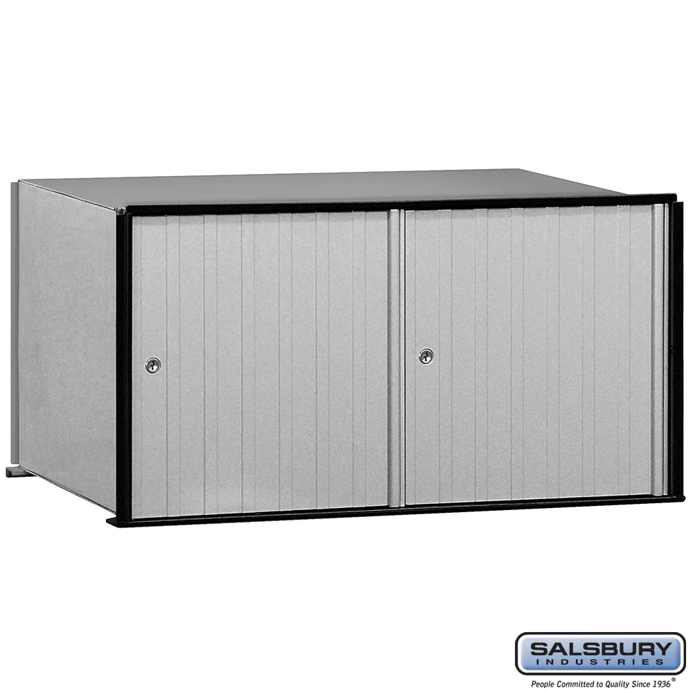 Aluminum Mailbox with 2 Doors - Rack Ladder System
