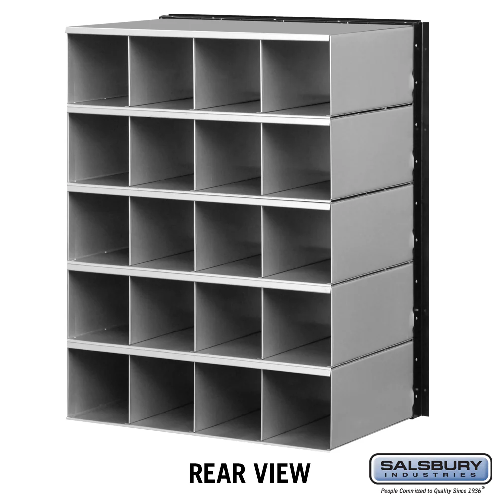 Aluminum Mailbox with 20 Doors - Rear Loading System - Image 2