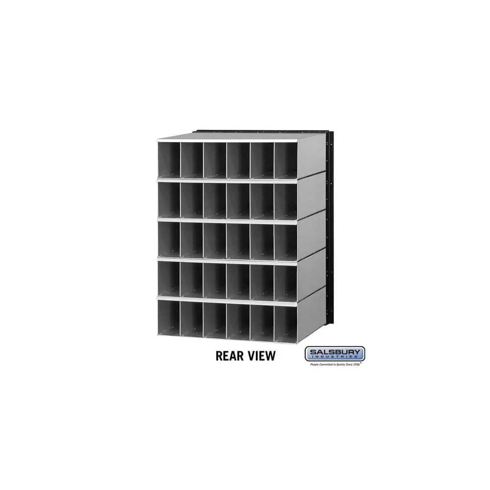 Aluminum Mailbox with 30 Combination Lock Doors - Rear Loading System - Image 2
