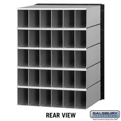 Aluminum Mailbox with 30 Combination Lock Doors - Rear Loading System - Image 6