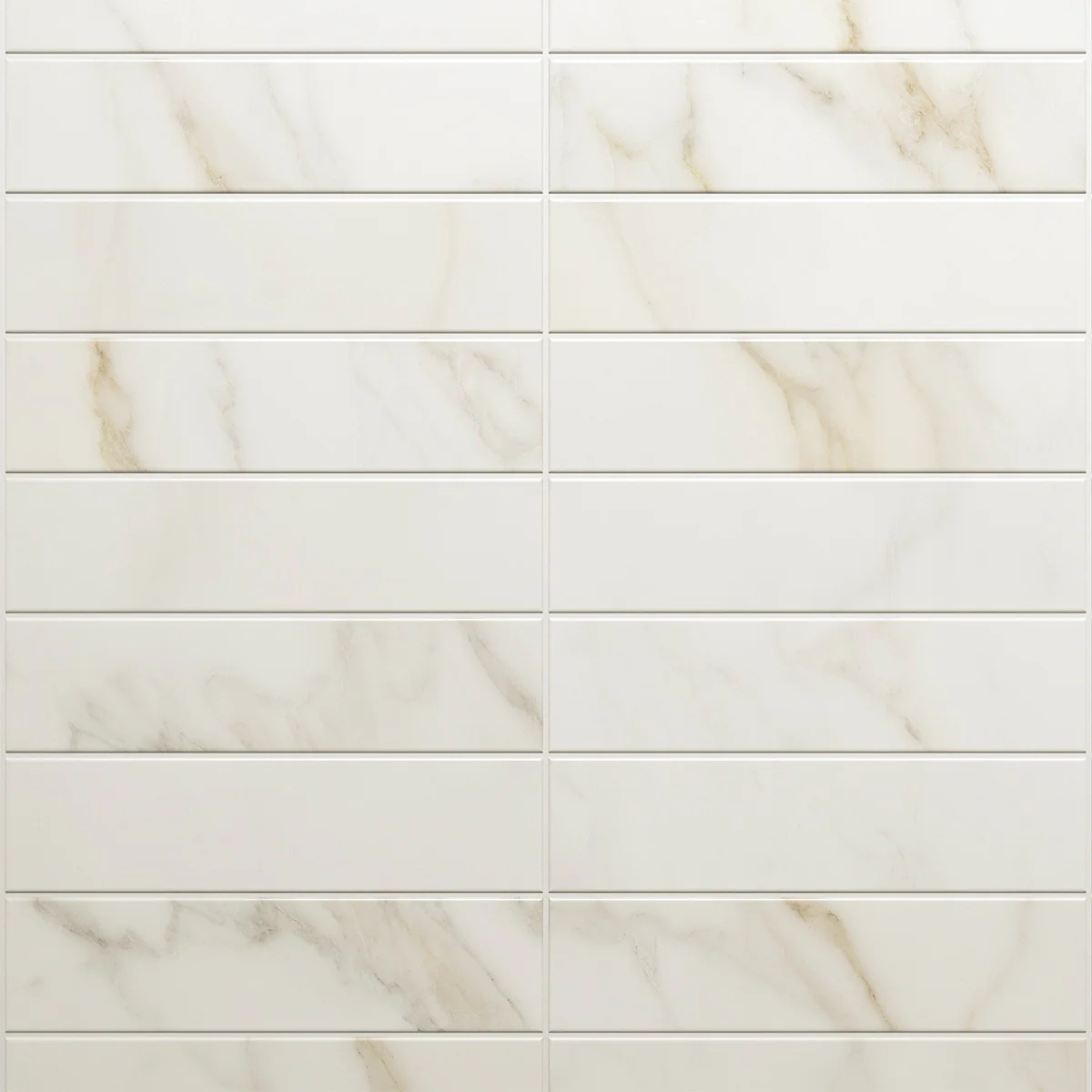 Amalfi Calacatta Matte Ceramic Subway Tile 3x12 - Lux Tile - Image 8