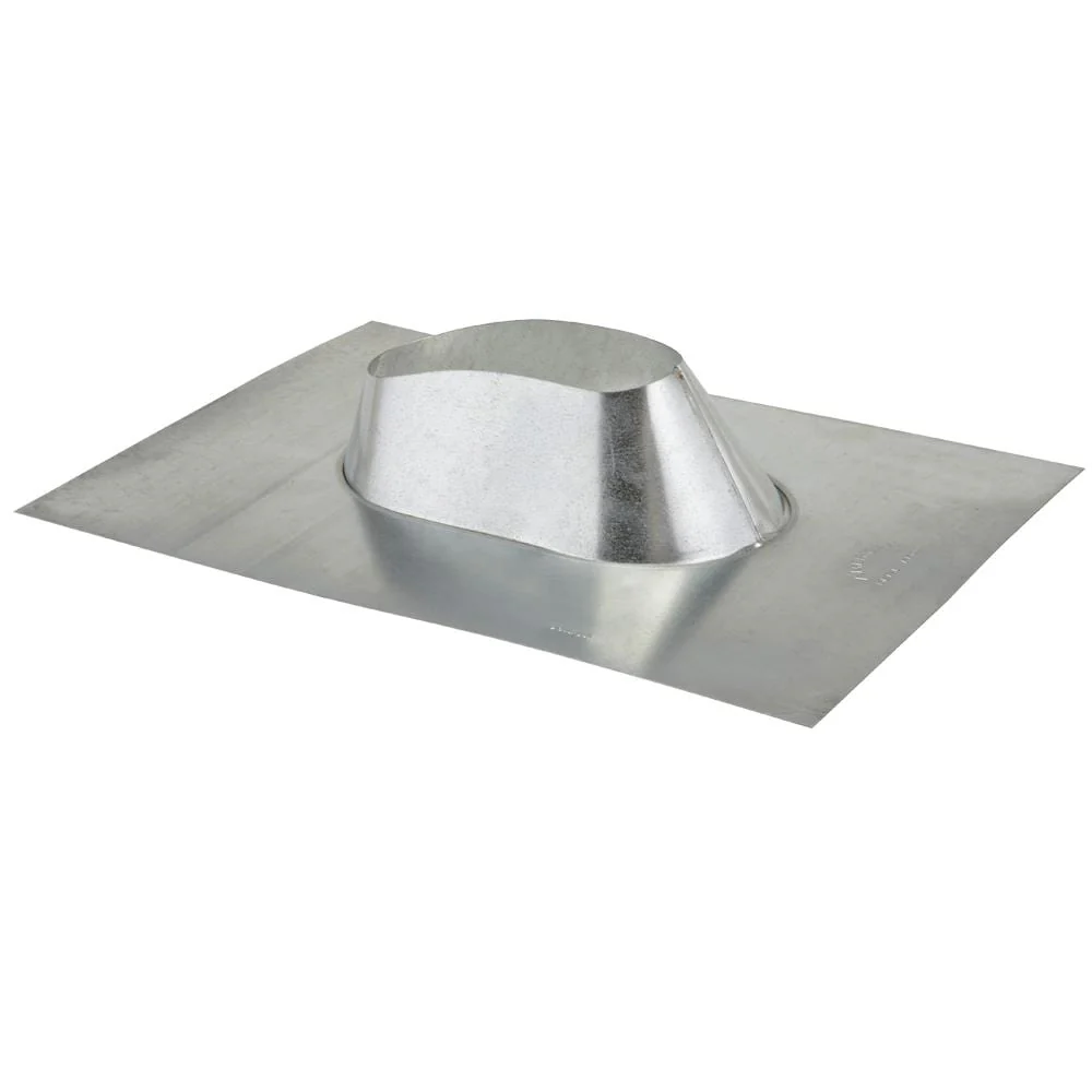 American Metal Products 4-in x 14.75-in Aluminum Vent and Pipe Flashing, Gray