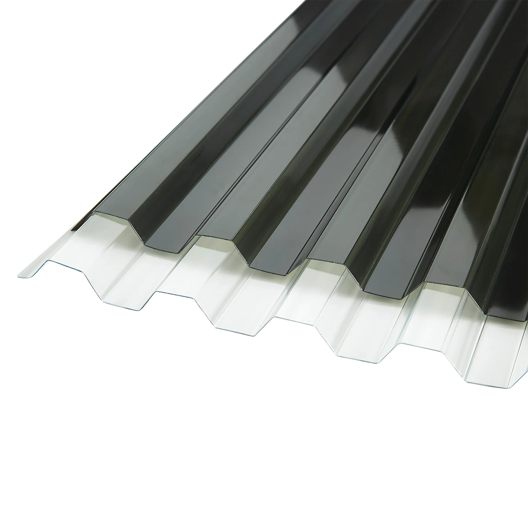 AmeriLux International CoverLite 2.16-ft x 8-ft Corrugated Clear Polycarbonate Roof Panel - Image 5