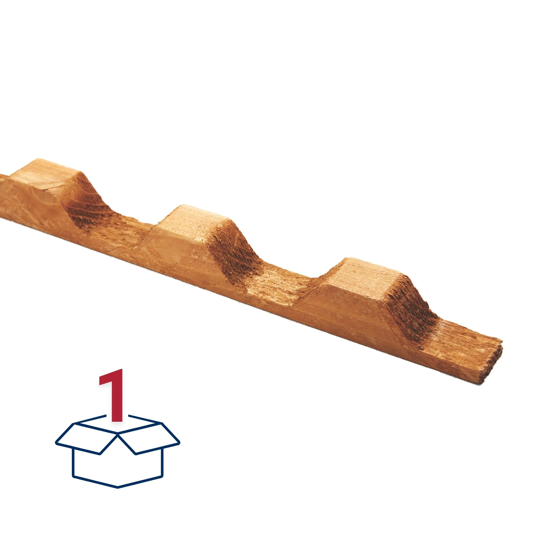 AmeriLux International CoverLite Wood Solid Roof Panel Closure Strip, 72-in Length