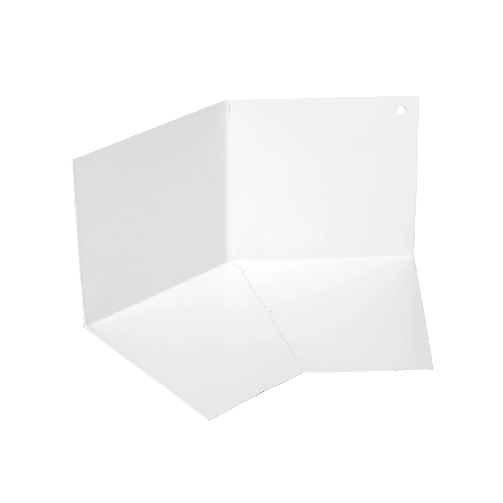 Amerimax 4-in x 8-in White Galvanized Steel Step Flashing Diverter - Image 4