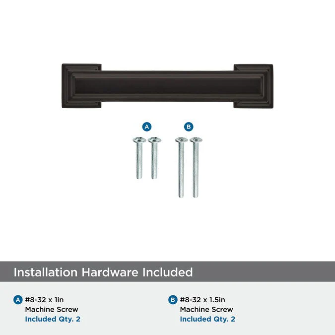 Amerock Appoint (128mm) Center to Center Rectangular Bar Drawer Pull - Image 4