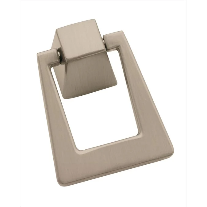 Amerock Blackrock 1-13/16-in (46mm) Center to Center Satin Nickel Triangular Pendant Drawer Pull