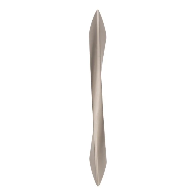 Amerock Essential'Z 5-1/16-in (128mm) Center to Center Satin Nickel Matte Arch Handle Drawer Pull - Image 3
