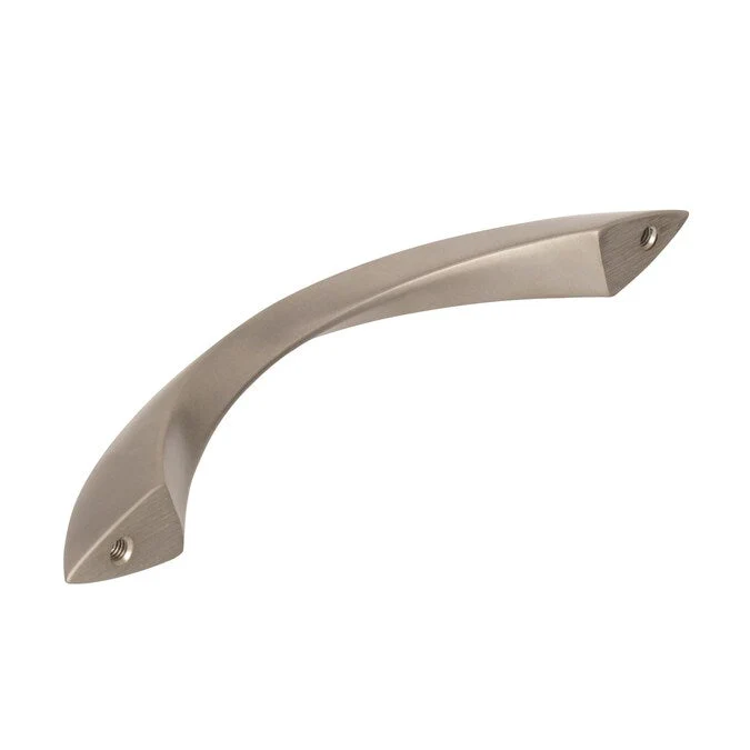 Amerock Essential'Z 5-1/16-in (128mm) Center to Center Satin Nickel Matte Arch Handle Drawer Pull - Image 4