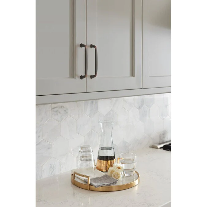 Amerock Kane 5-1/16-in Center to Center Oil Rubbed Bronze Arch Handle Drawer Pulls - Image 4