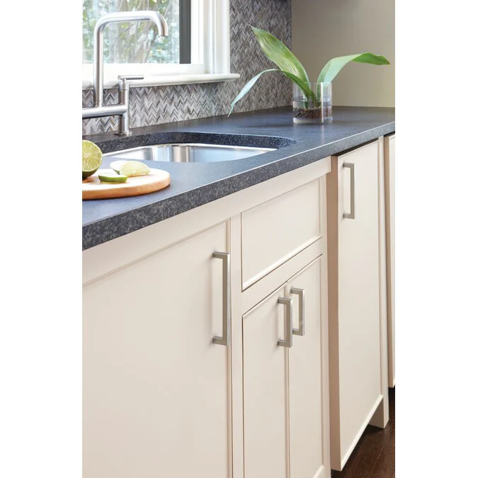 Amerock Monument 5-1/16-in Center to Center Polished Chrome Rectangular Bar Drawer Pulls - Image 4