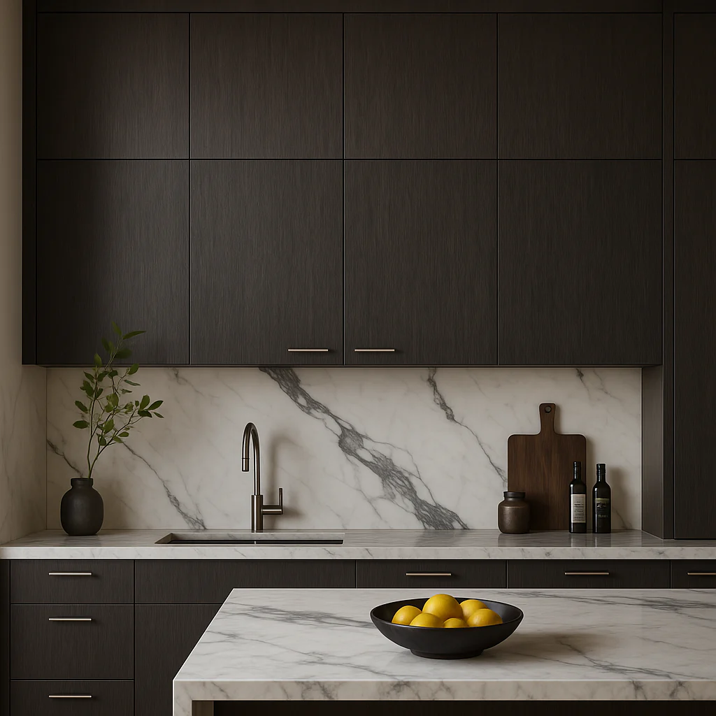 Amucolo Wall Kitchen Cabinet with Double Doors - 39.3 in. W x 12.6 in. D x 19.3 in. H - Image 3