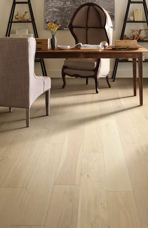 Anderson Tuftex Noble Hall 7" Wire Brushed Engineered White Oak Hardwood Flooring, 1/2" Thick, 7-Ply — 27.59 SF/Carton - Image 3
