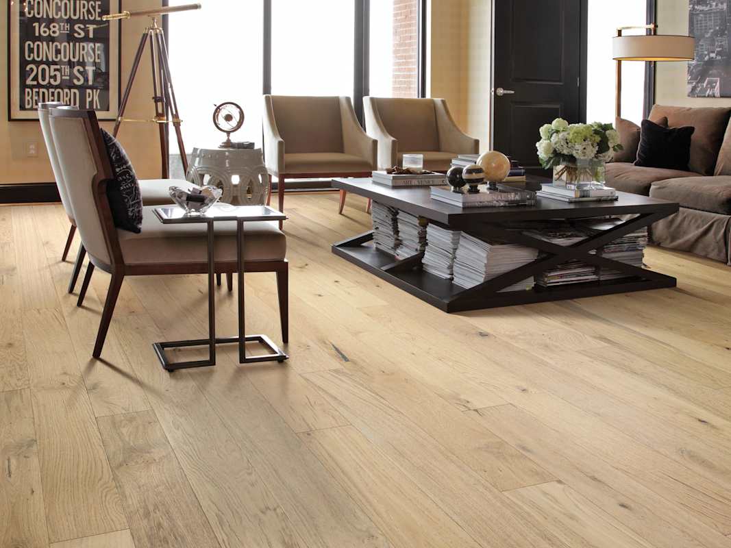 Anderson Tuftex Noble Hall 7" Wire Brushed Engineered White Oak Hardwood Flooring, 1/2" Thick, 7-Ply — 27.59 SF/Carton - Image 6