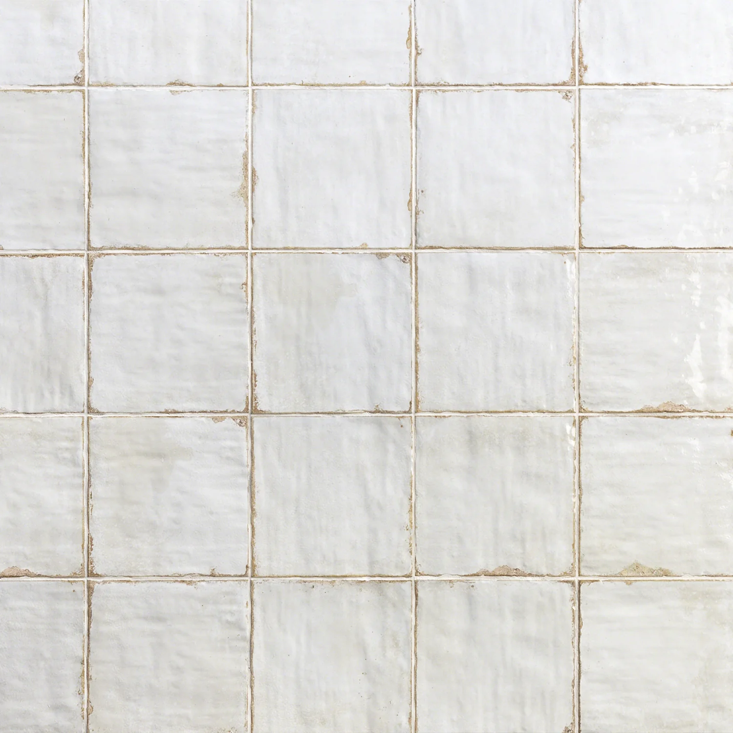 Angela Harris Dunmore Blanco 8x8 Polished White Ceramic Wall Tile - Image 5