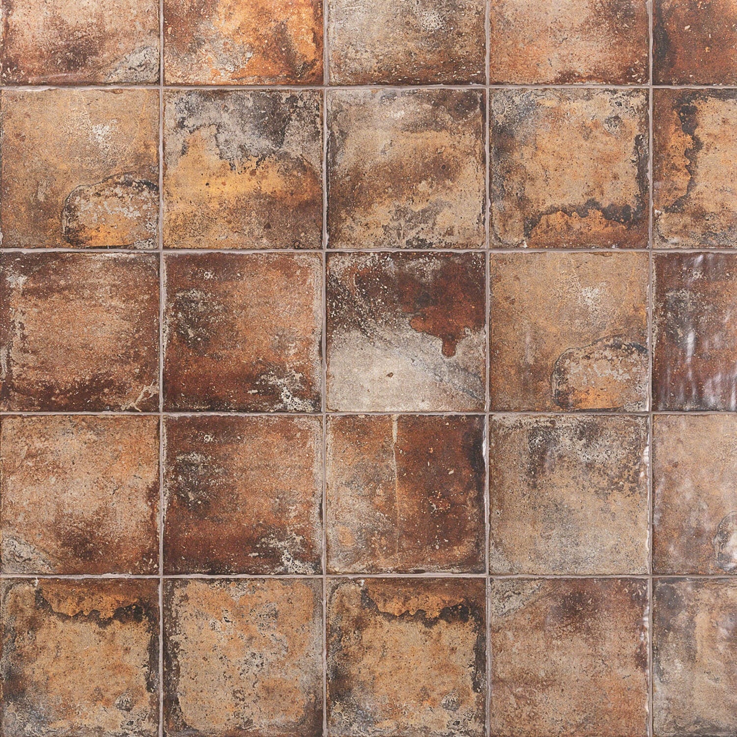 Angela Harris Dunmore Cotto Brown 8x8 Matte Ceramic Tile - Lux Tile - Image 4