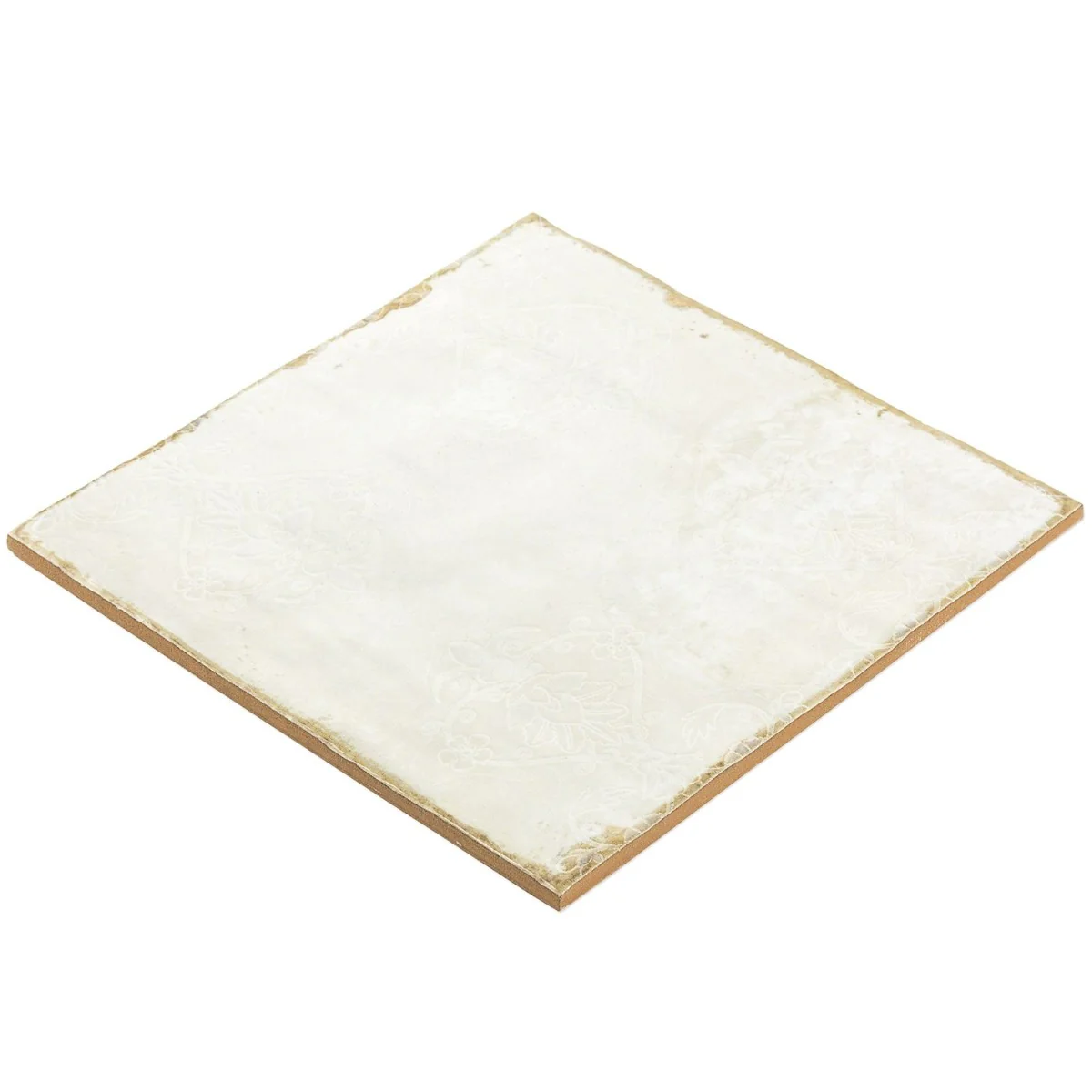 Angela Harris Dunmore Tirreno Decor 8x8 Polished Ceramic Wall Tile - White - Image 7