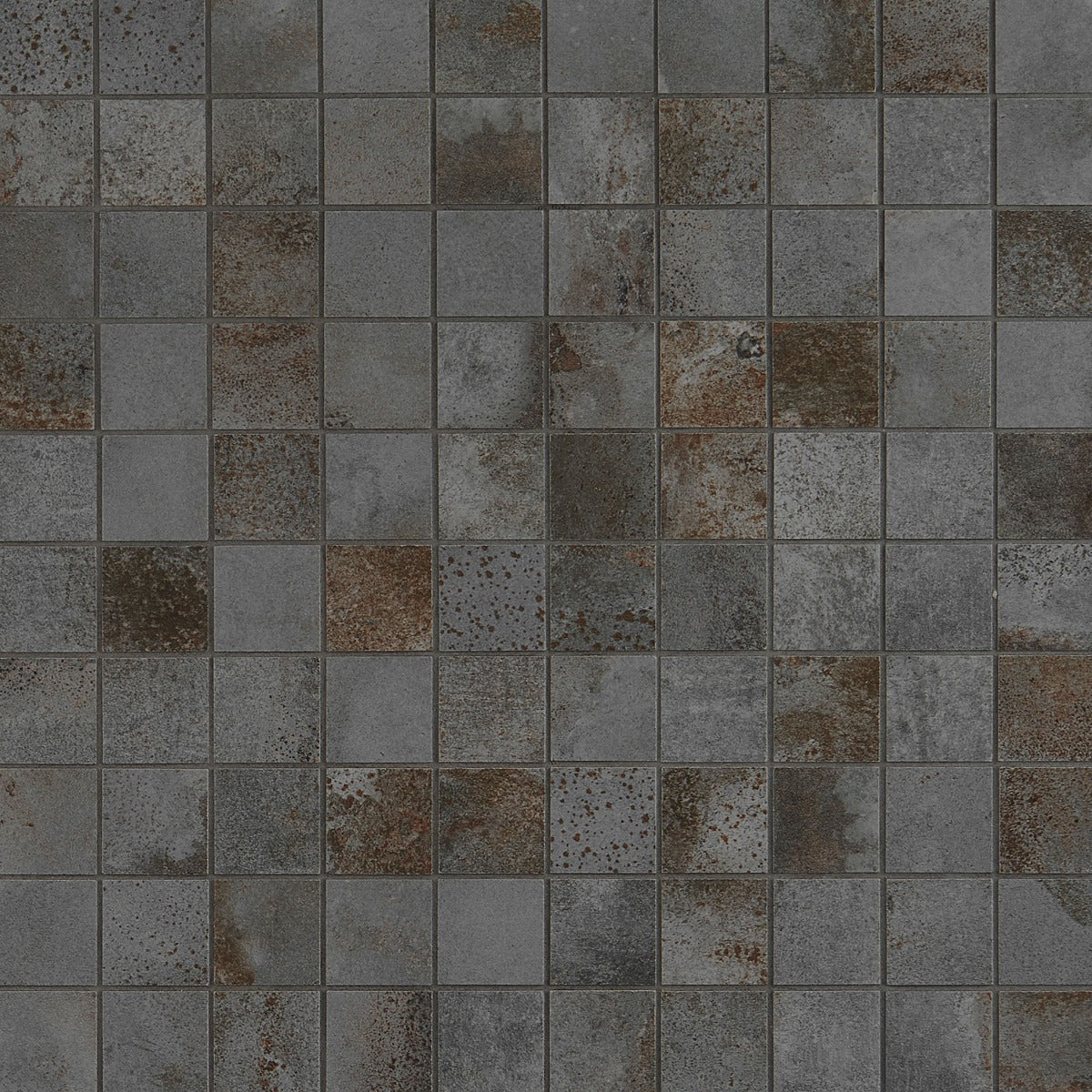 Angela Harris Flatiron Graphite Gray 2x2 Matte Porcelain Mosaic Tile - Image 3