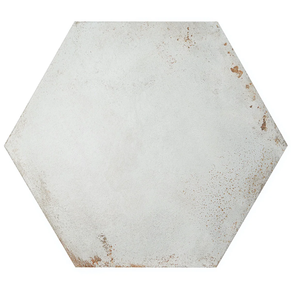 Angela Harris Flatiron White 20" Hexagon Matte Porcelain Tile - Image 3