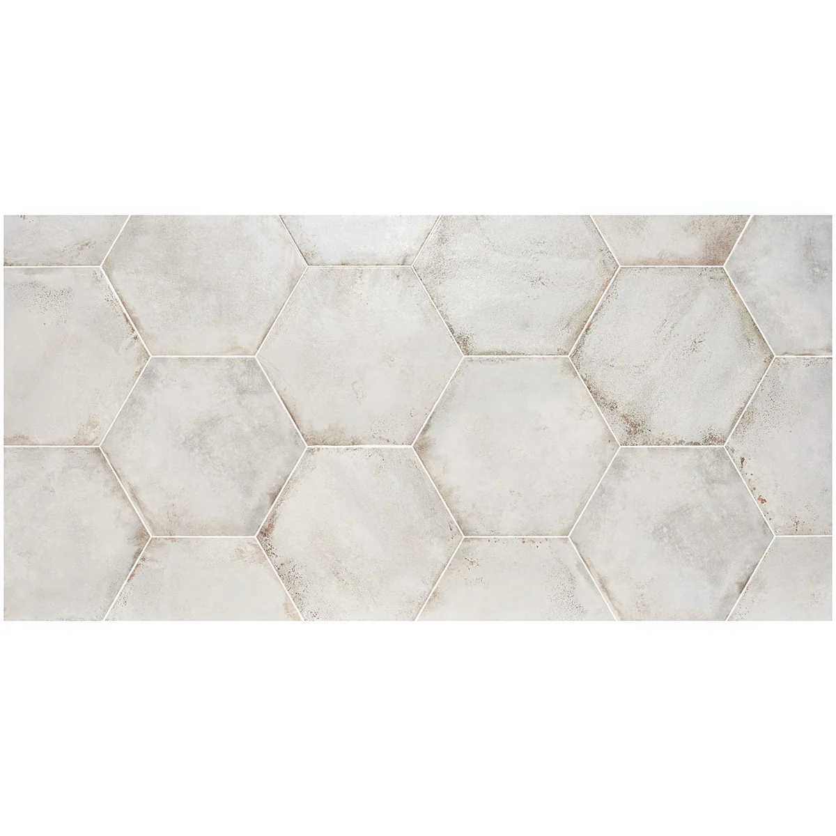 Angela Harris Flatiron White 20" Hexagon Matte Porcelain Tile - Image 7