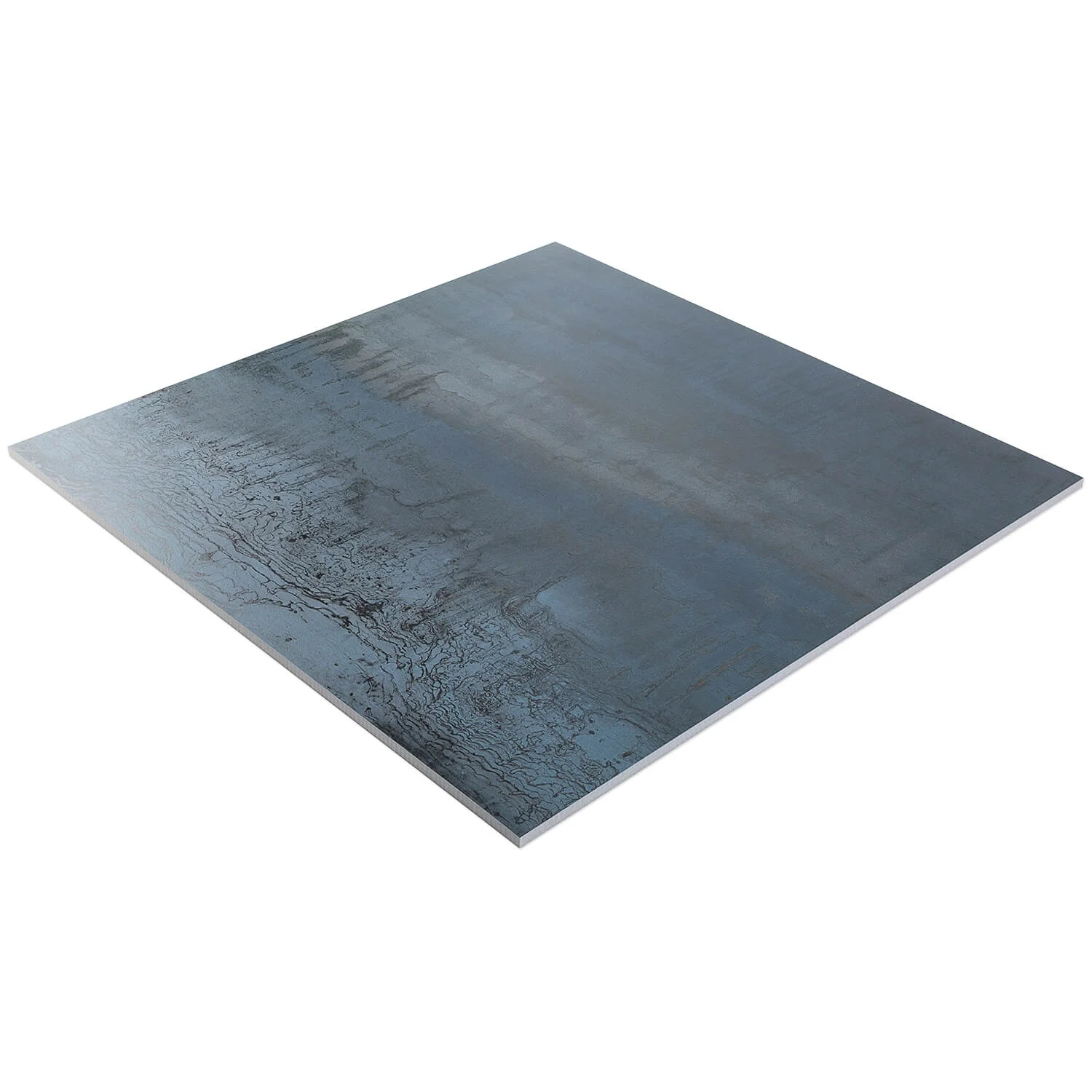Angela Harris Metallic Blue Matte Porcelain Tile 24x24 - Image 2