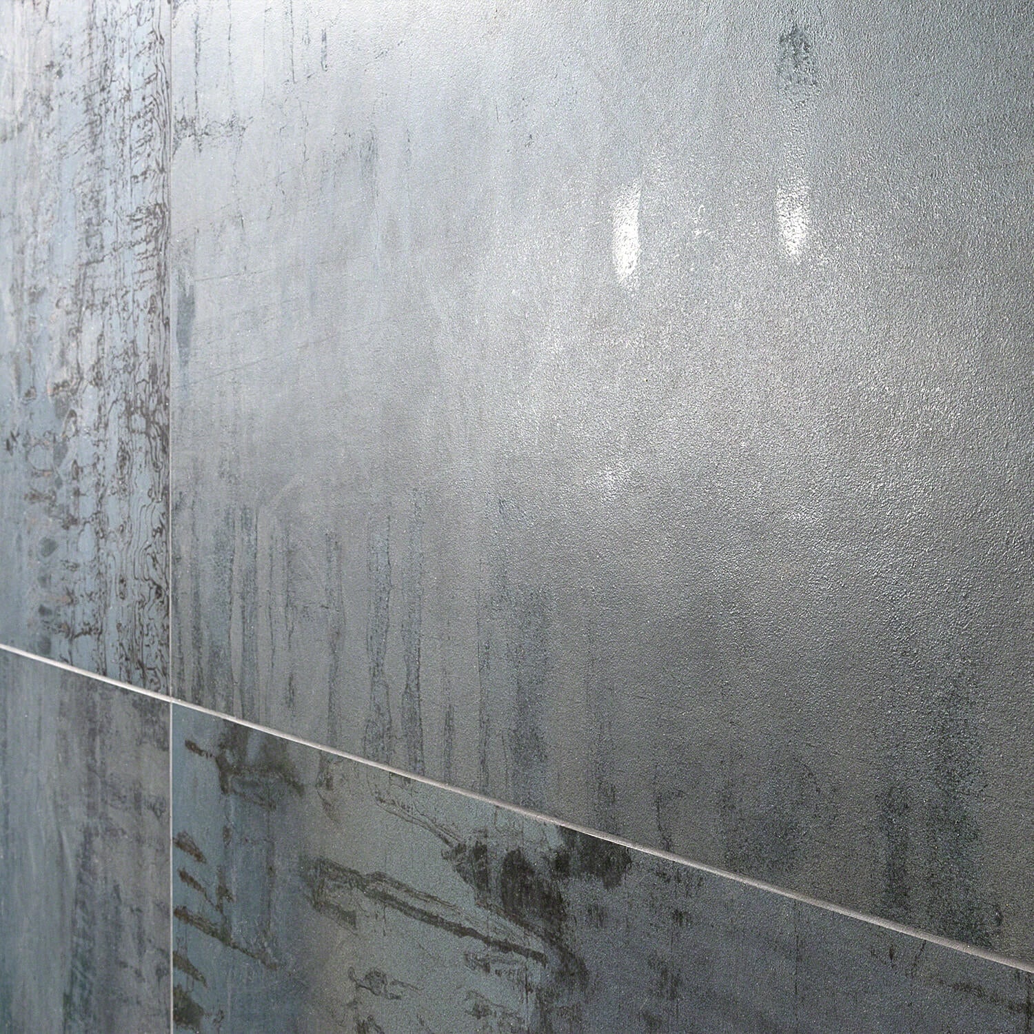 Angela Harris Metallic Blue Matte Porcelain Tile 24x24 - Image 6