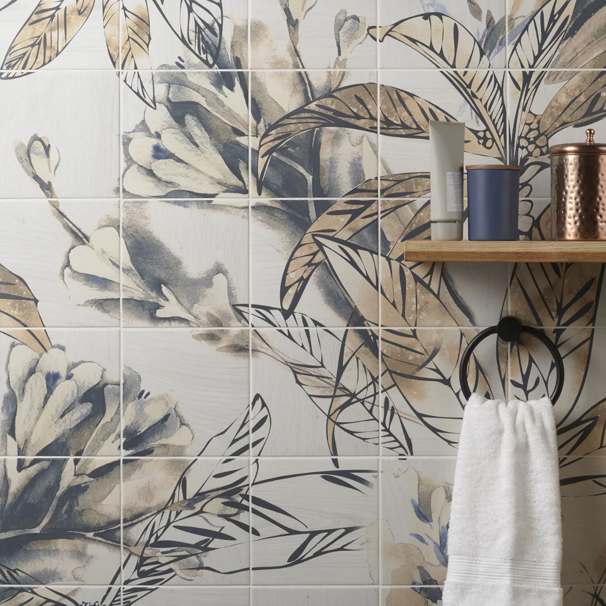 Angela Harris Wilder Autumn Mural 8x8 Matte Porcelain Tile - Image 2