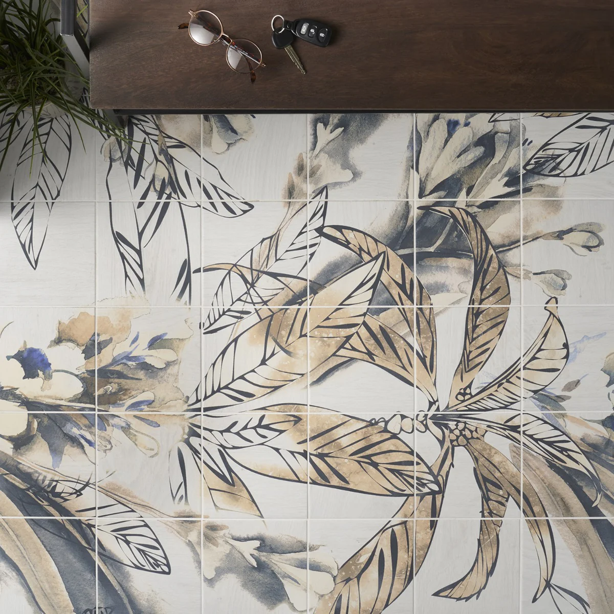 Angela Harris Wilder Autumn Mural 8x8 Matte Porcelain Tile - Image 5