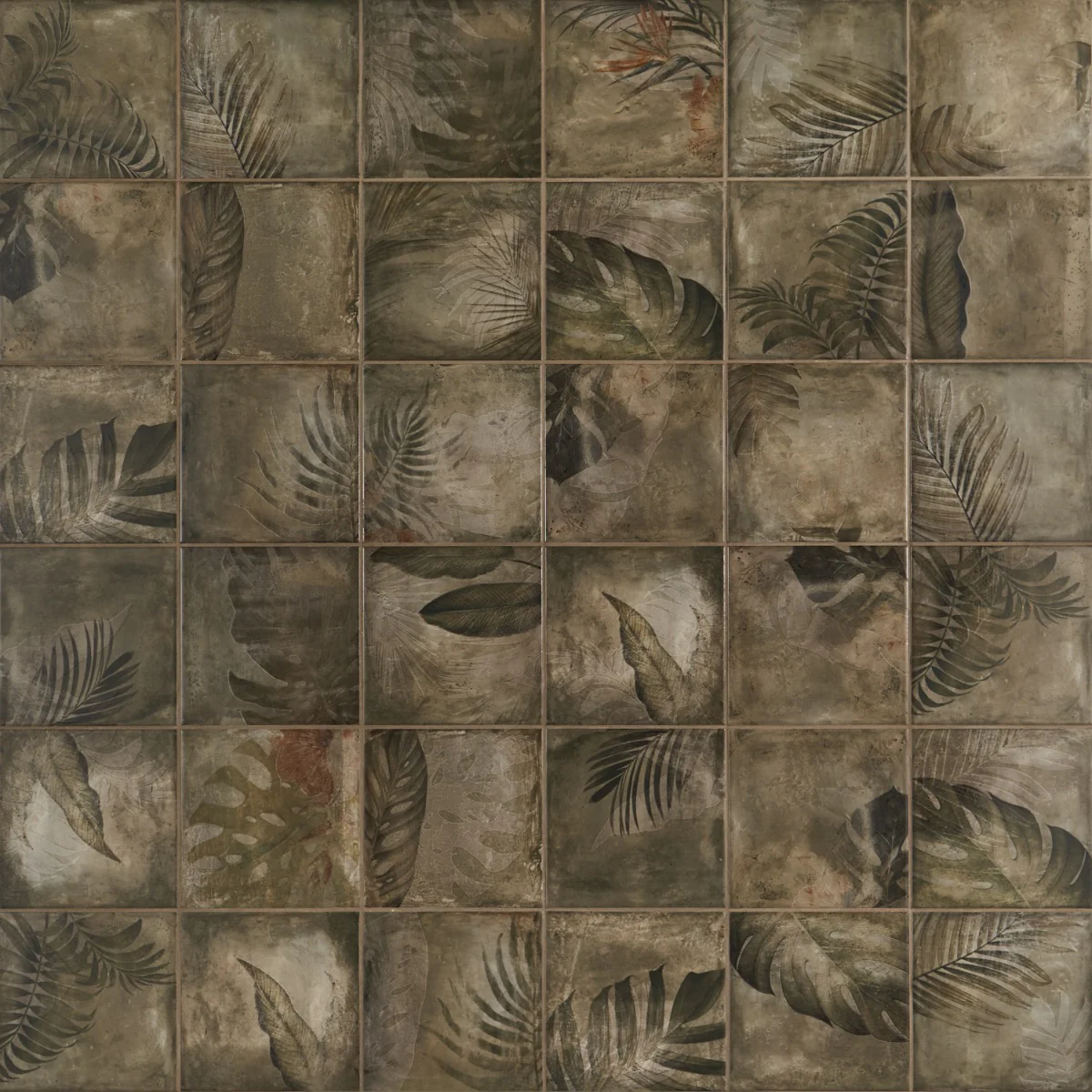 Angela Harris Wilder Dark Deco 8x8 Matte Ceramic Tile - Image 6