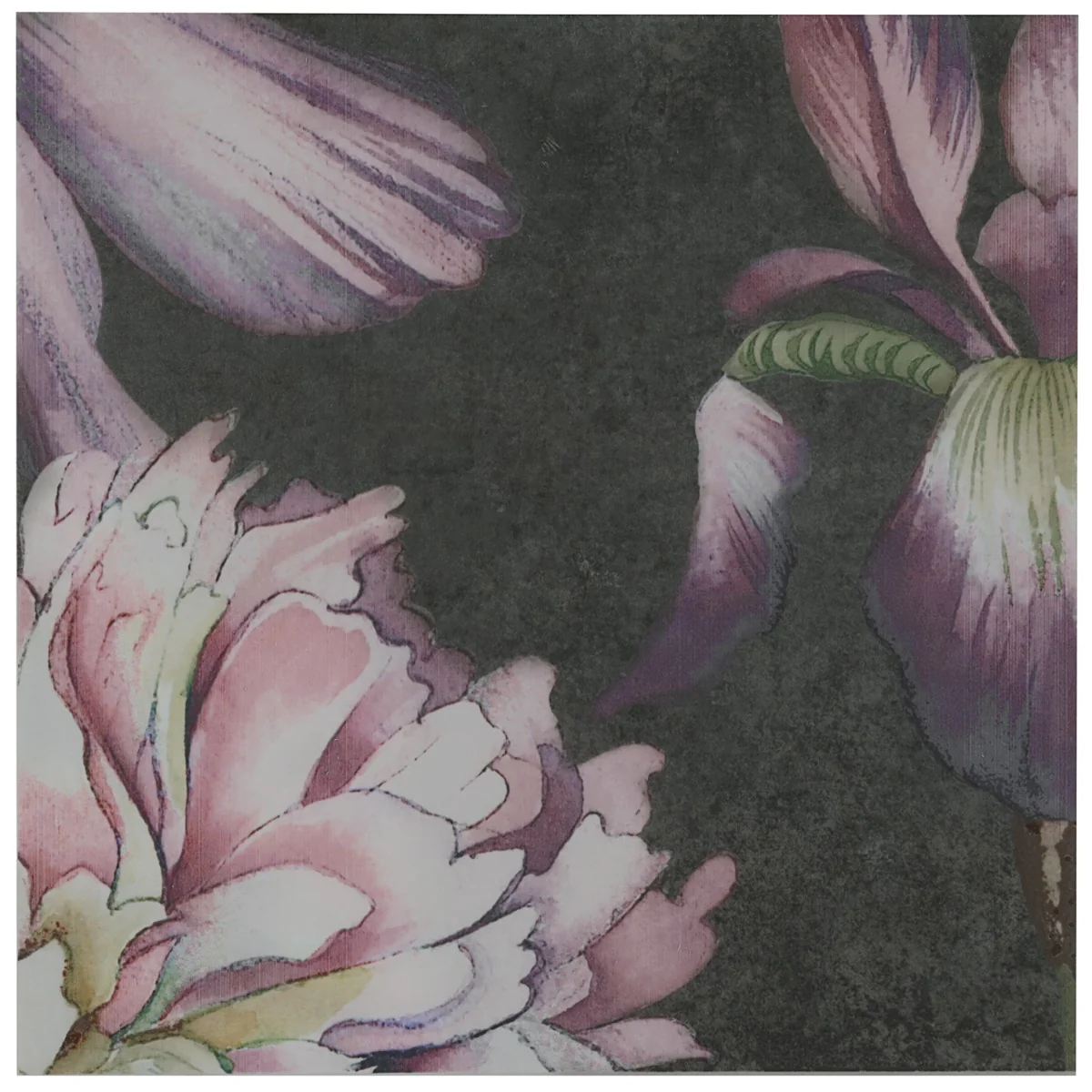 Angela Harris Wilder Garden Pink 8x8 Matte Porcelain Tile - Image 4