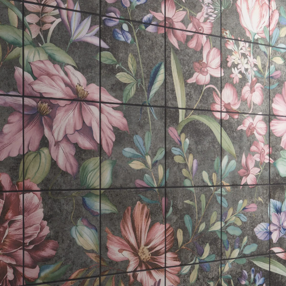 Angela Harris Wilder Garden Pink 8x8 Matte Porcelain Tile - Image 6