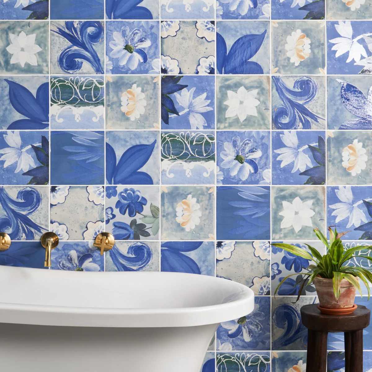 Angela Harris Wilder Portofina Decor 8x8 Matte Porcelain Tile - Image 2