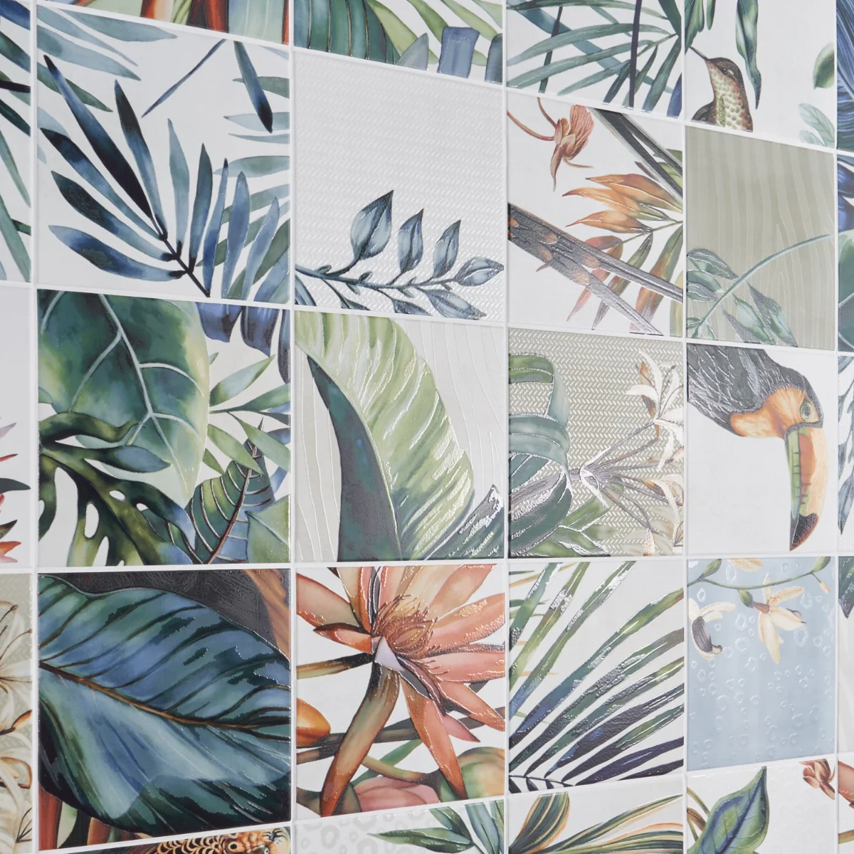 Angela Harris Wilder Tikida Decor 8x8 Matte Ceramic Tile - Botanical Design - Image 6