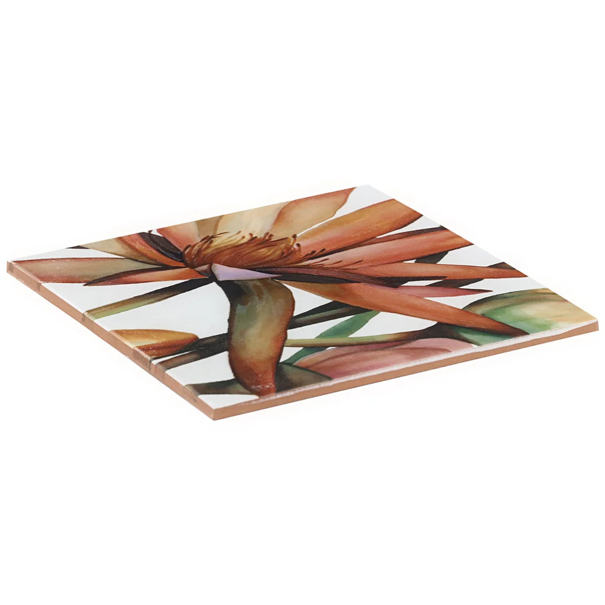 Angela Harris Wilder Tikida Decor 8x8 Matte Ceramic Tile - Botanical Design - Image 8
