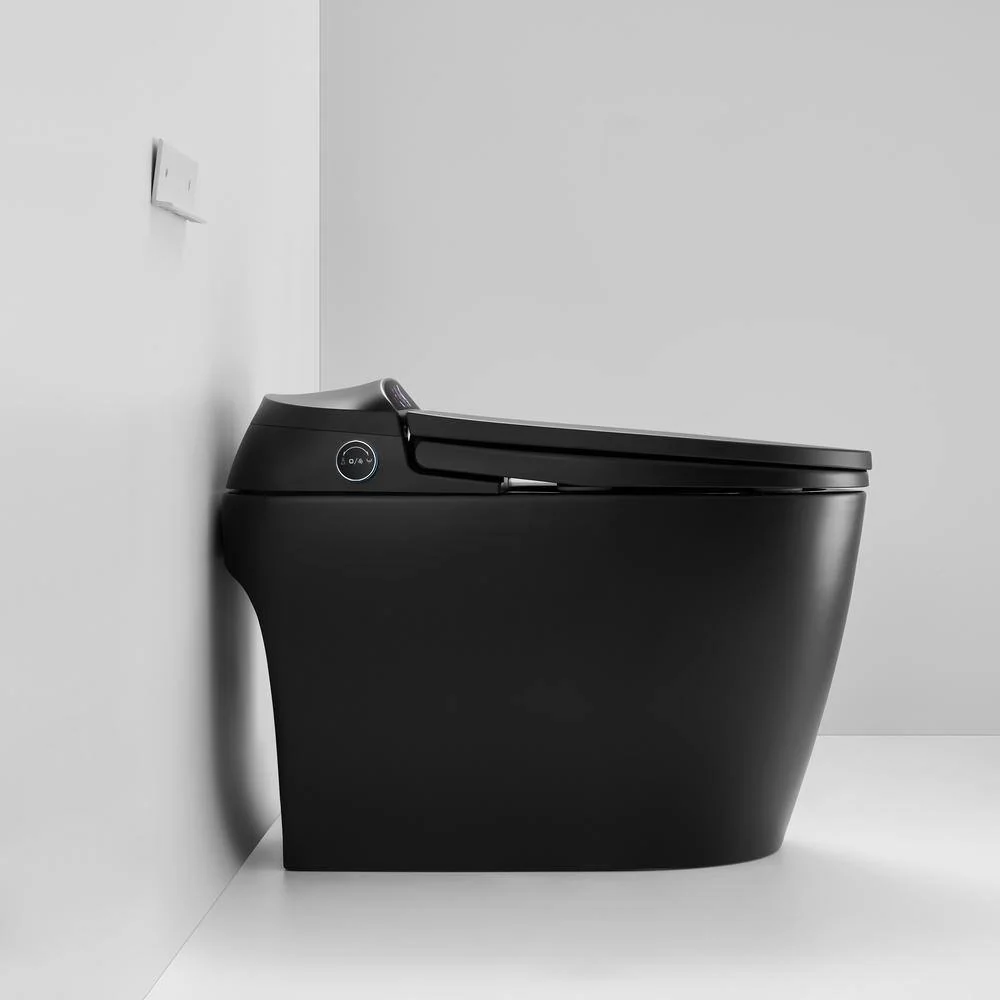 ANGELES HOME Black Smart Bidet Toilet with Heated Seat and Auto Flush - Image 3