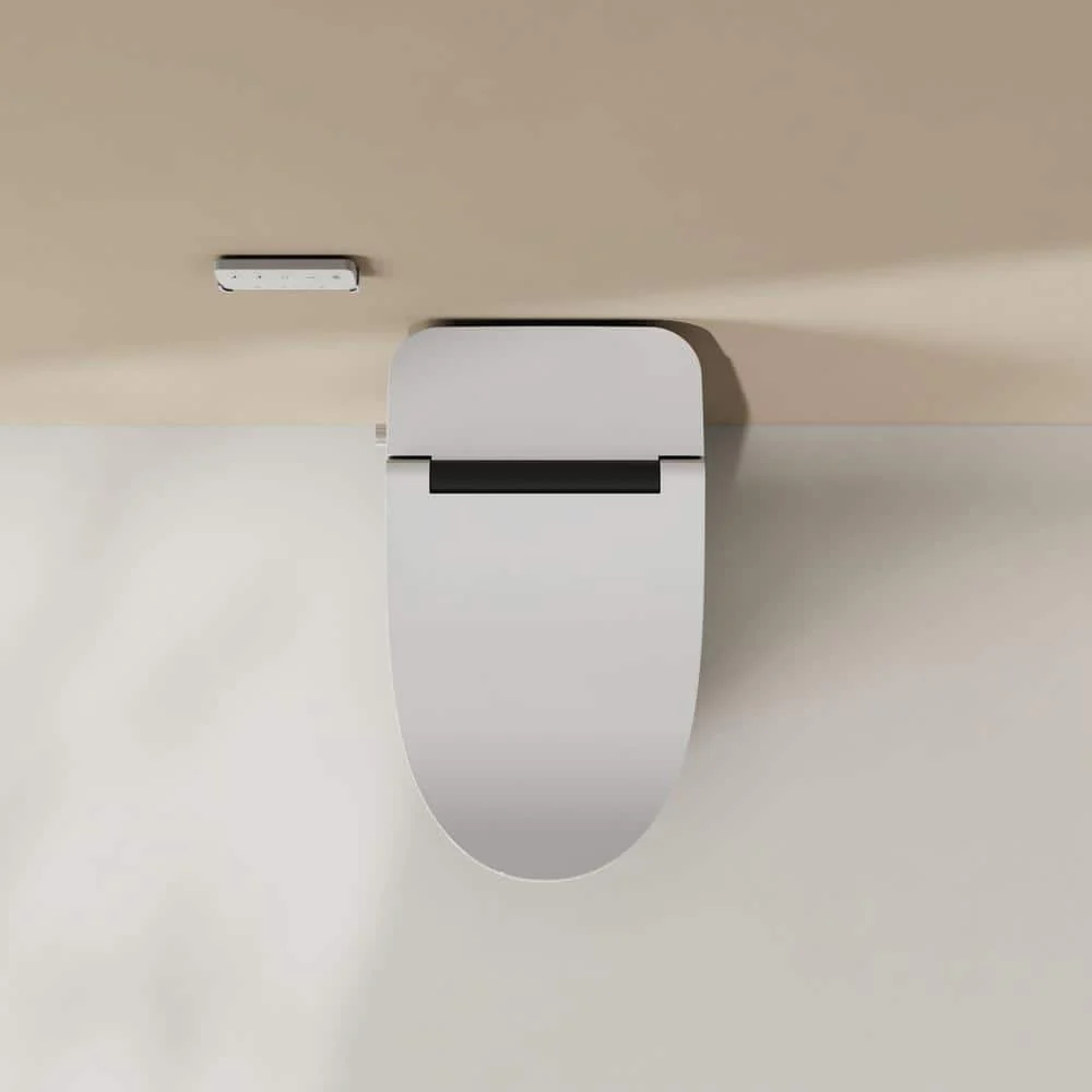 ANGELES HOME Elongated Bidet Toilet with Auto Flush, Soft Close, and Night Light - Image 2