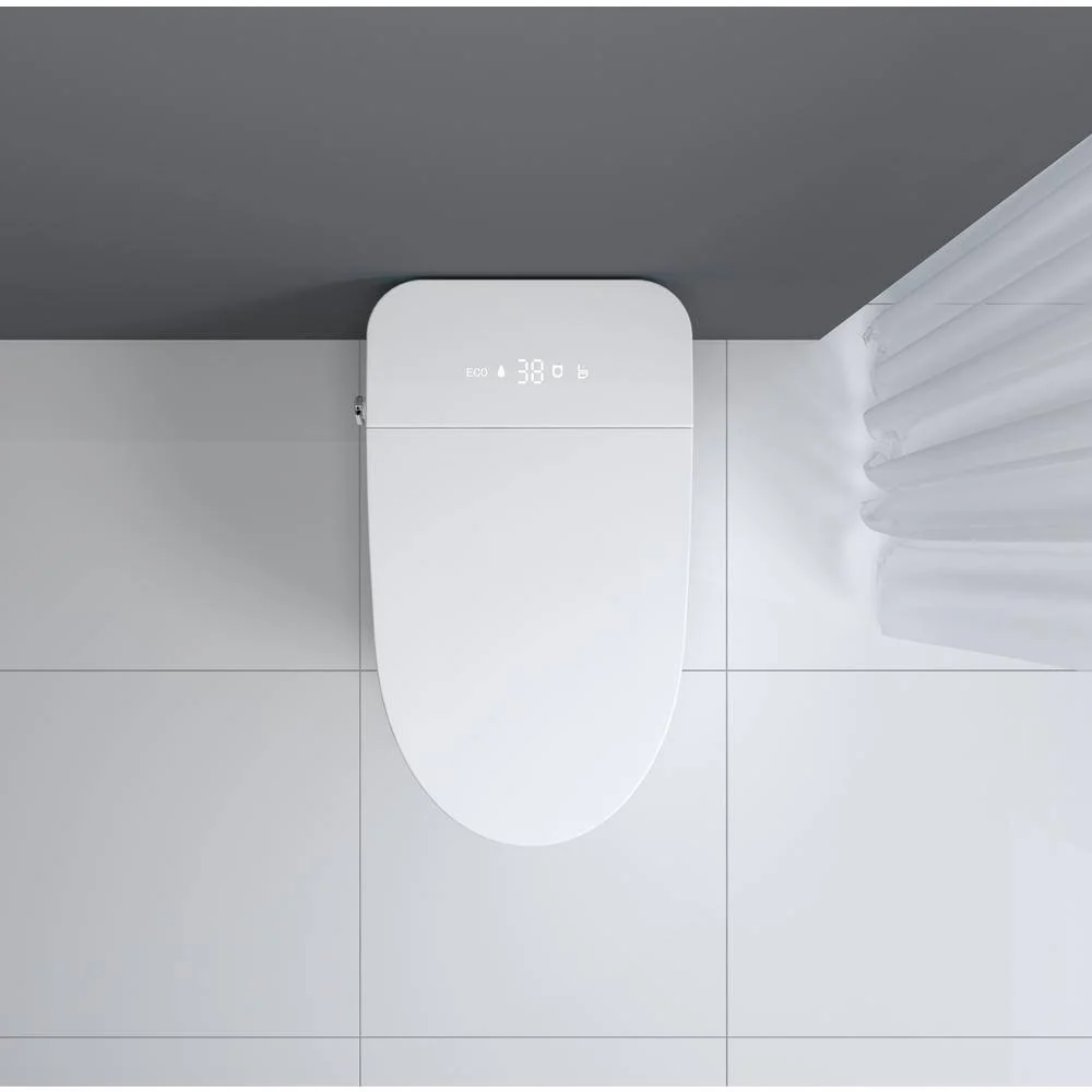 ANGELES HOME Elongated Bidet Toilet with Heated Seat and LED Display - Image 2