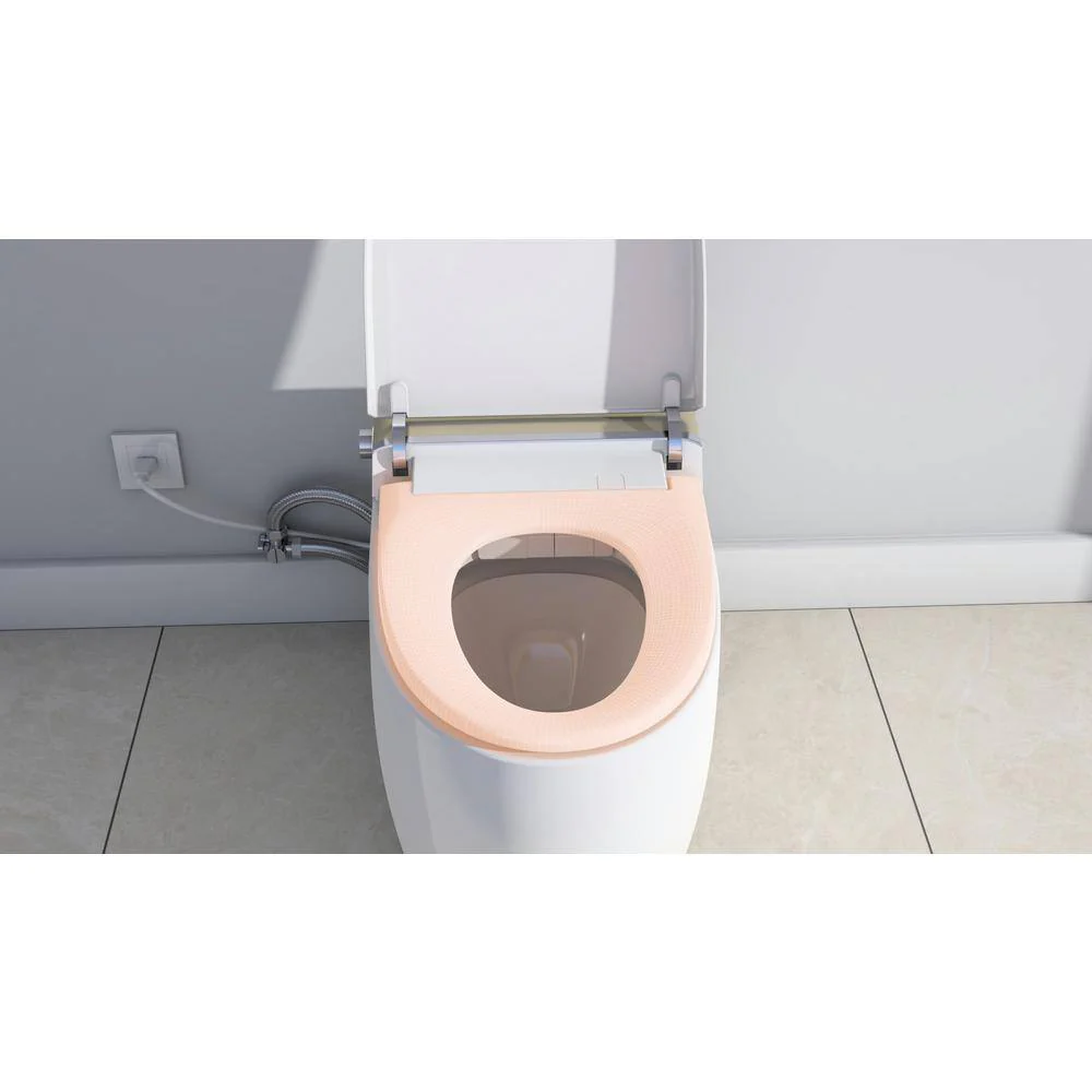 ANGELES HOME Elongated LED Smart Toilet with Automatic Flush and Heated Seat - Image 4