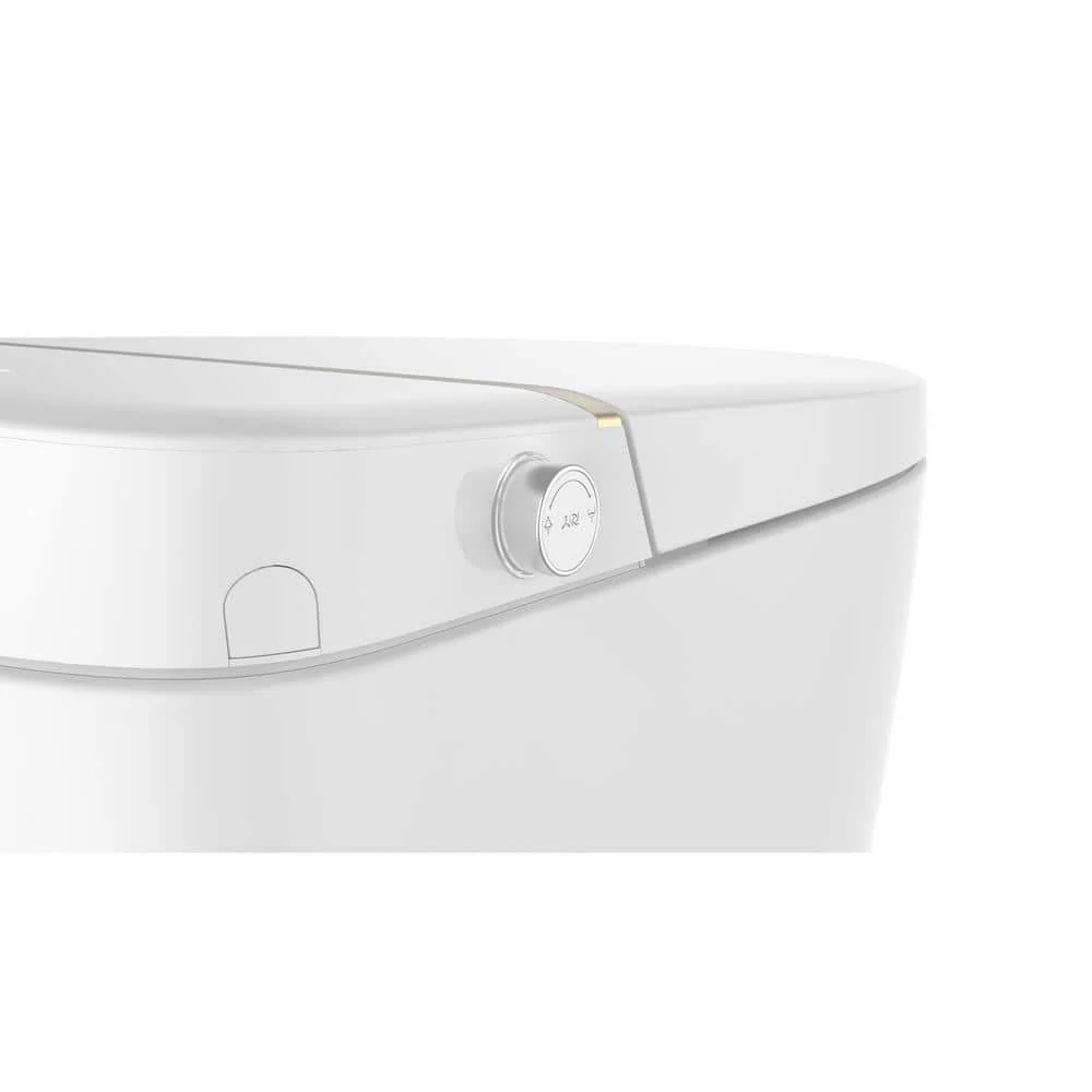 ANGELES HOME Elongated LED Smart Toilet with Automatic Flush and Heated Seat - Image 6