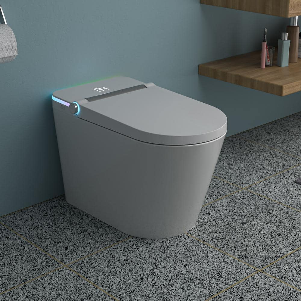 ANGELES HOME Elongated Smart Bidet Toilet with Heated Seat and LED Night Light - Image 2