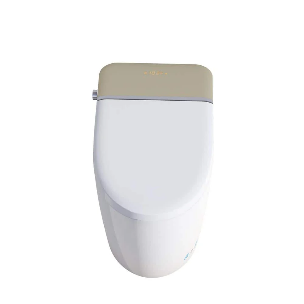 ANGELES HOME Elongated Smart Toilet with Auto Open/Close, Heated Seats, and Remote Control