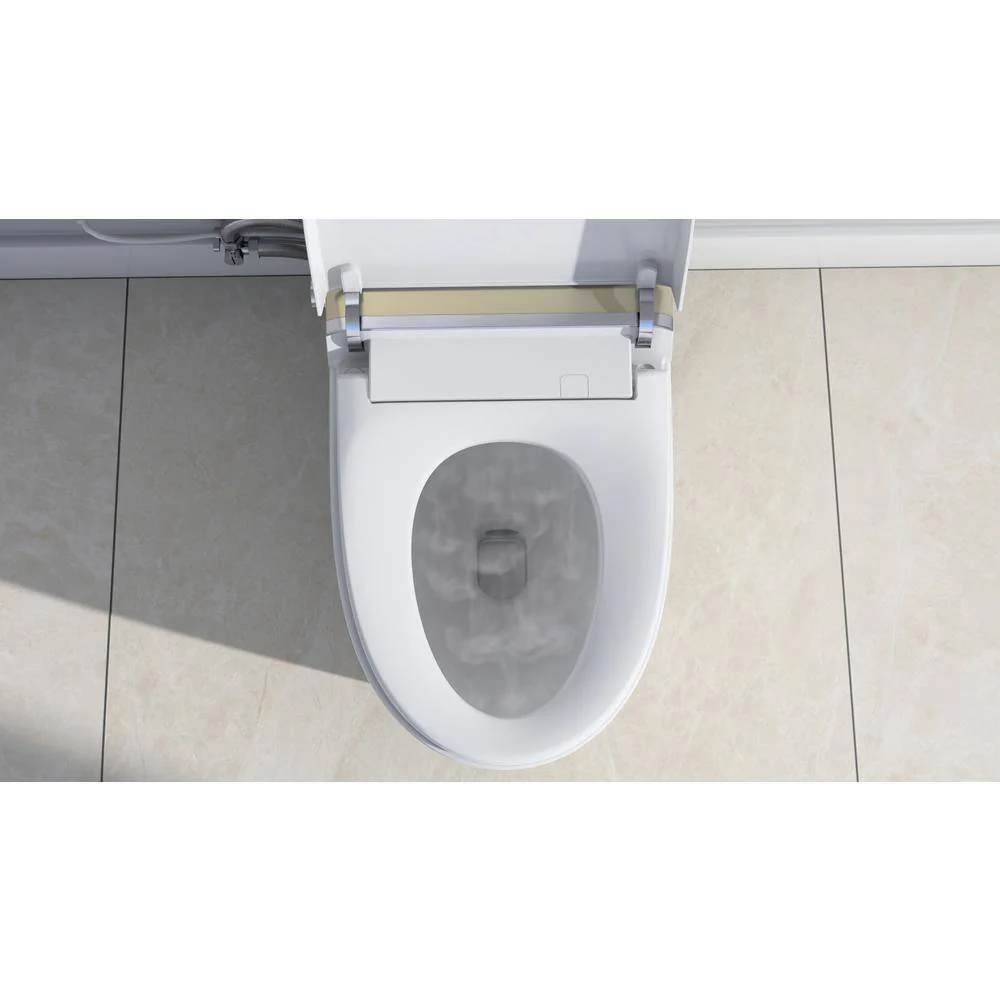 ANGELES HOME Elongated Smart Toilet with Auto Open/Close, Heated Seats, and Remote Control - Image 4