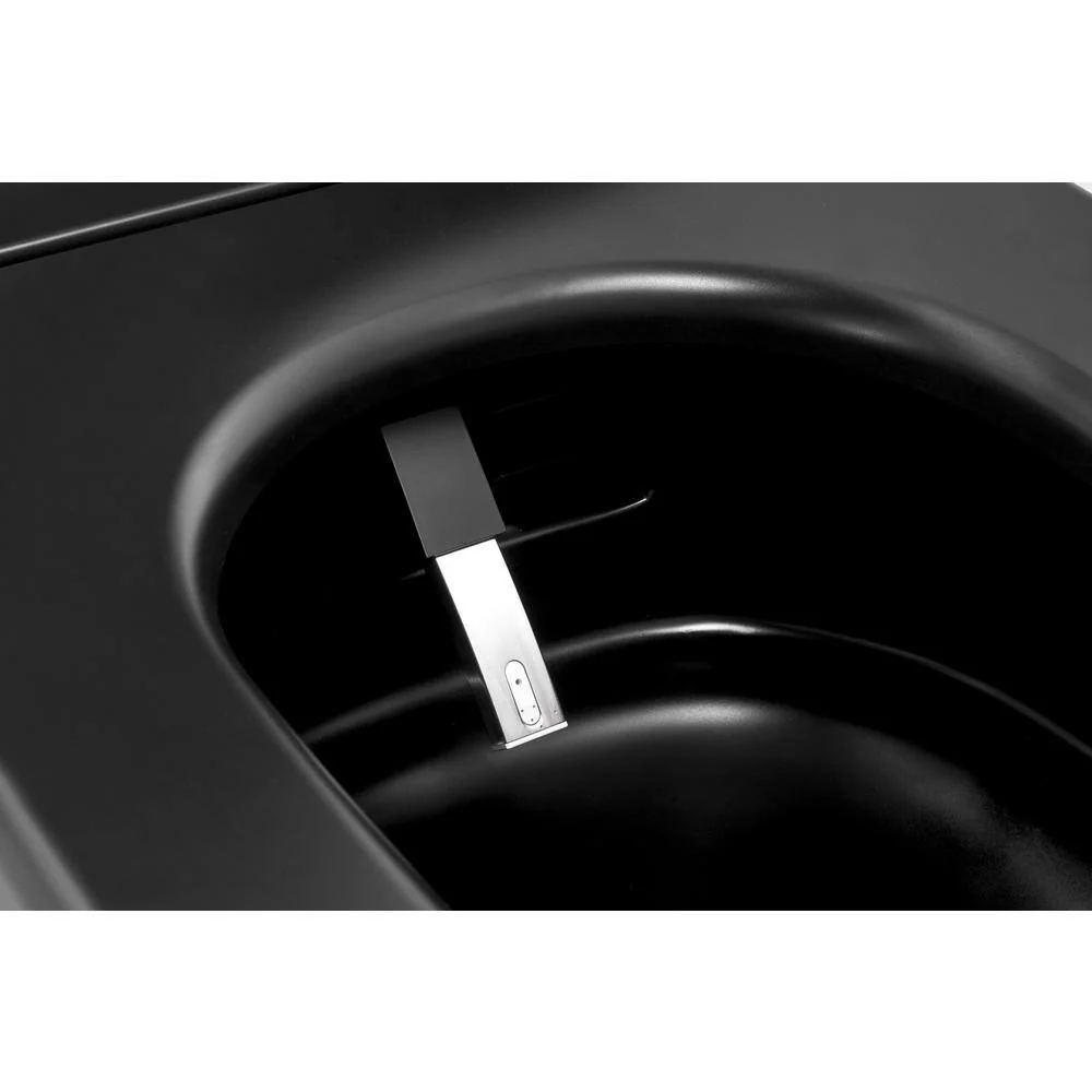ANGELES HOME Matte Black Smart Toilet with Bidet, Remote & Auto Flush - Image 3