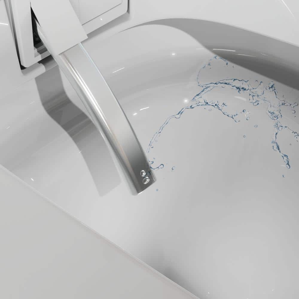 ANGELES HOME Rectangular Bidet Toilet with Auto Open/Close Lid & Night Light - Image 5