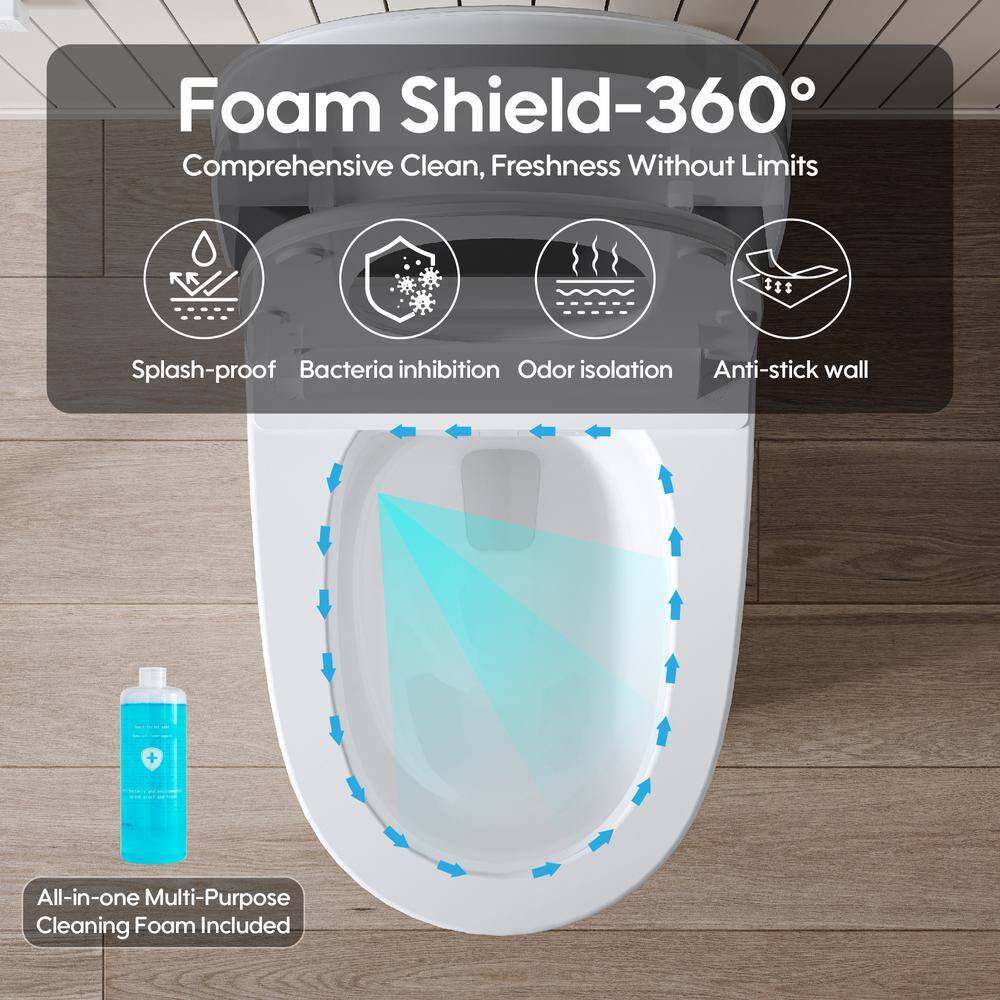 ANGELES HOME Smart Bidet Toilet with Built-in Tank, Auto Flush & UV Sterilization - Image 6