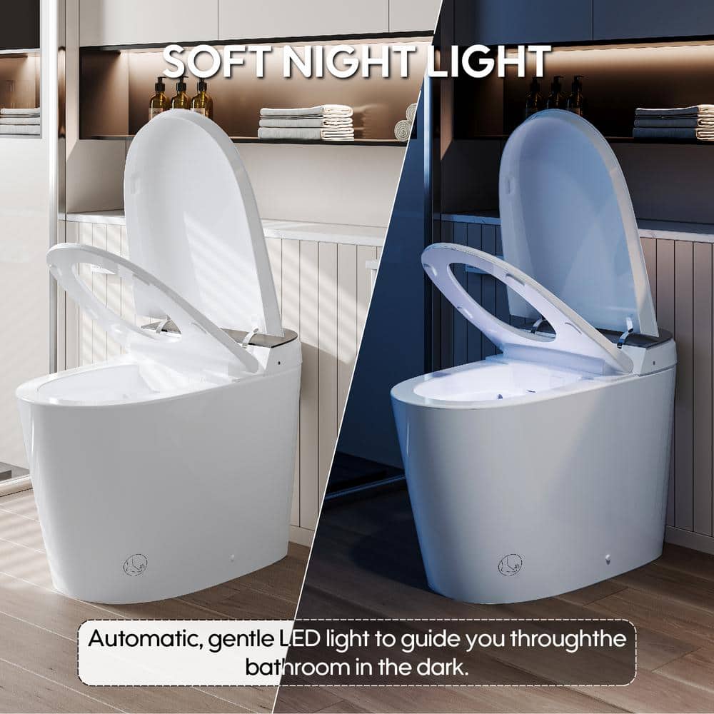 ANGELES HOME Smart Bidet Toilet with Built-in Tank, Auto Flush & UV Sterilization - Image 8